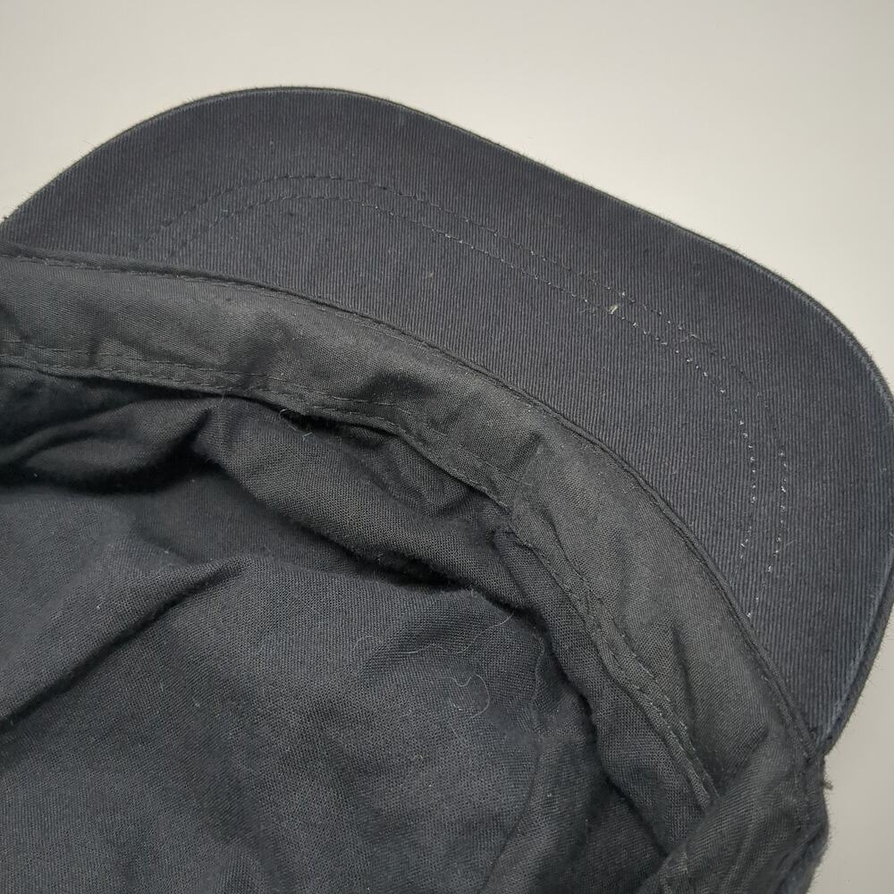 Scala Pronto Fitted Cadet Army Cap Hat Solid Blac… - image 8